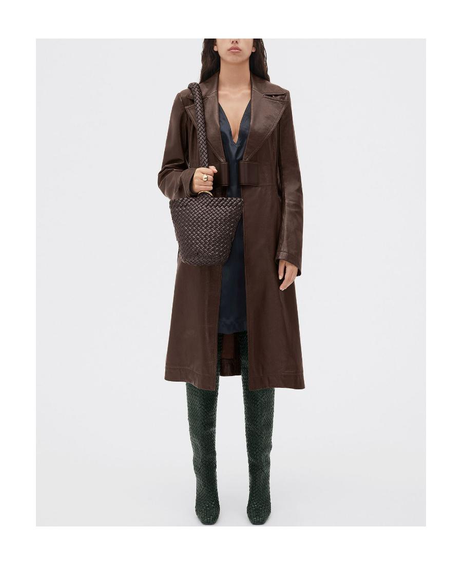コート BOTTEGA VENETA Woman Coat Brown 713813VKLC0 2164 Brown Bottega Veneta Coats for Women | Lyst