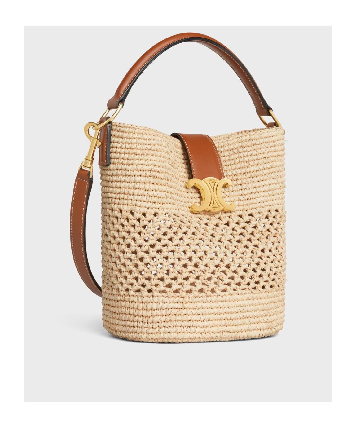 Celine Small Louise Bucket in Natural | Lyst
