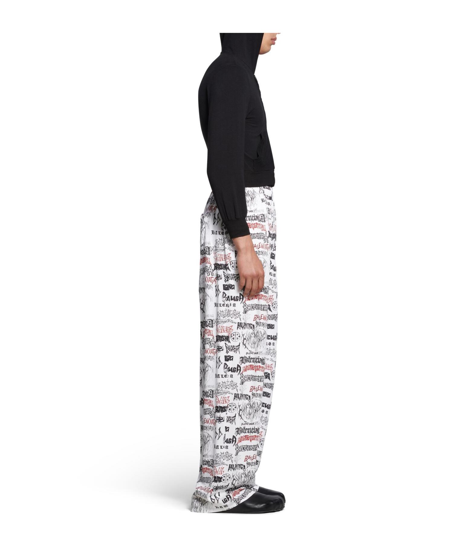 Balenciaga Diy Metal Allover Pyjama Casual Pants in White for Men 