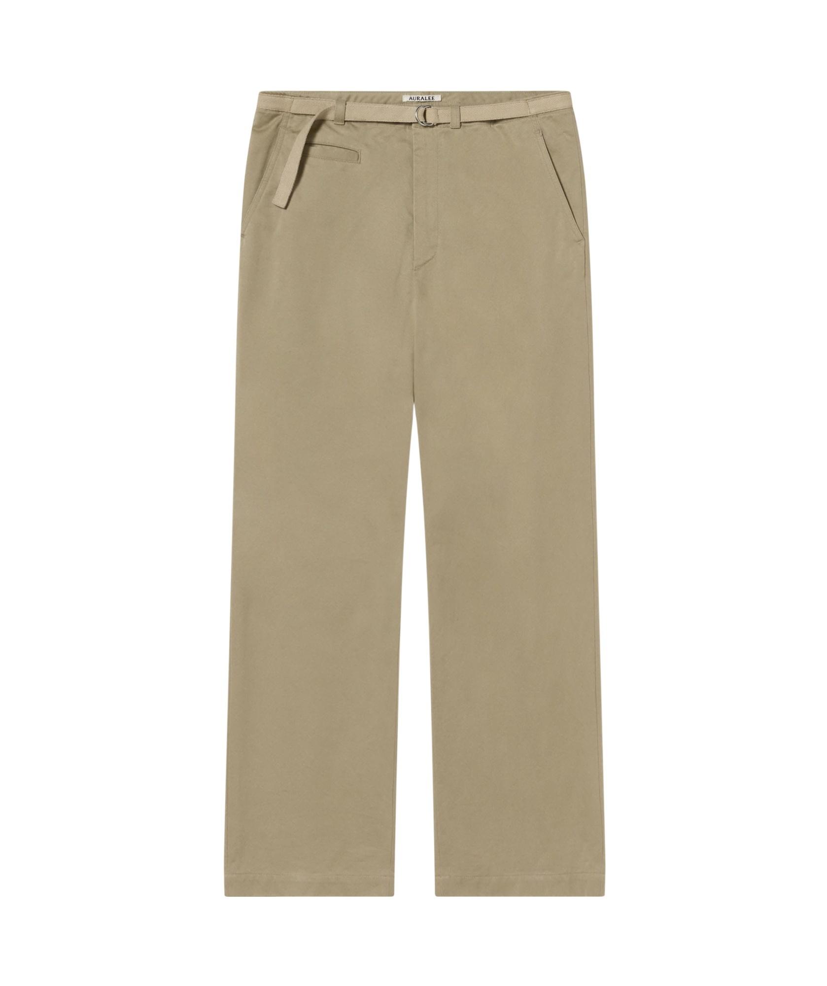AURALEE Cotton Chino Trousers in Natural for Men | Lyst