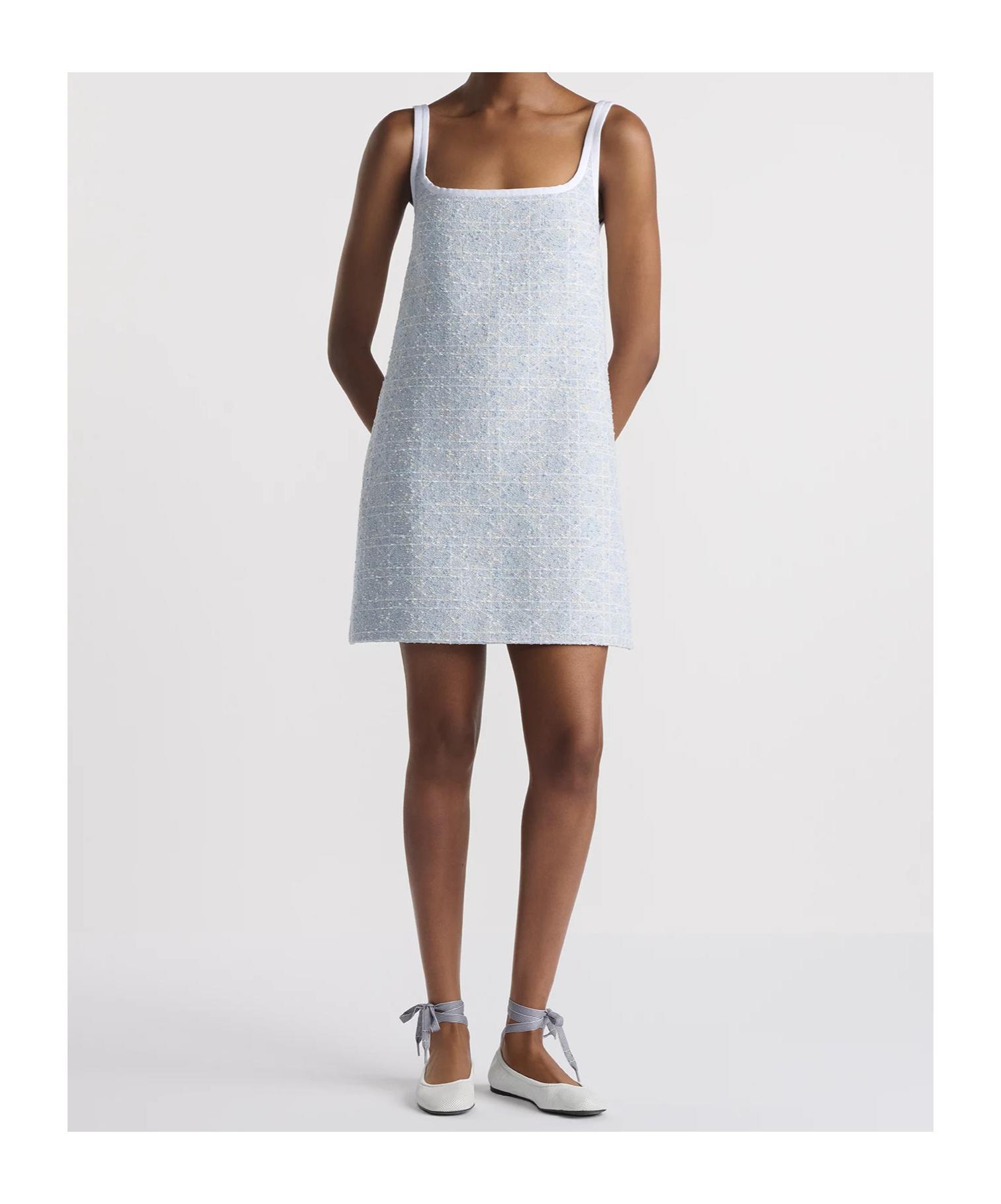 Dior Short Flared Cannage Dress in Blue | Lyst Dior Short Flared Cannage Dress in Blue | Lyst