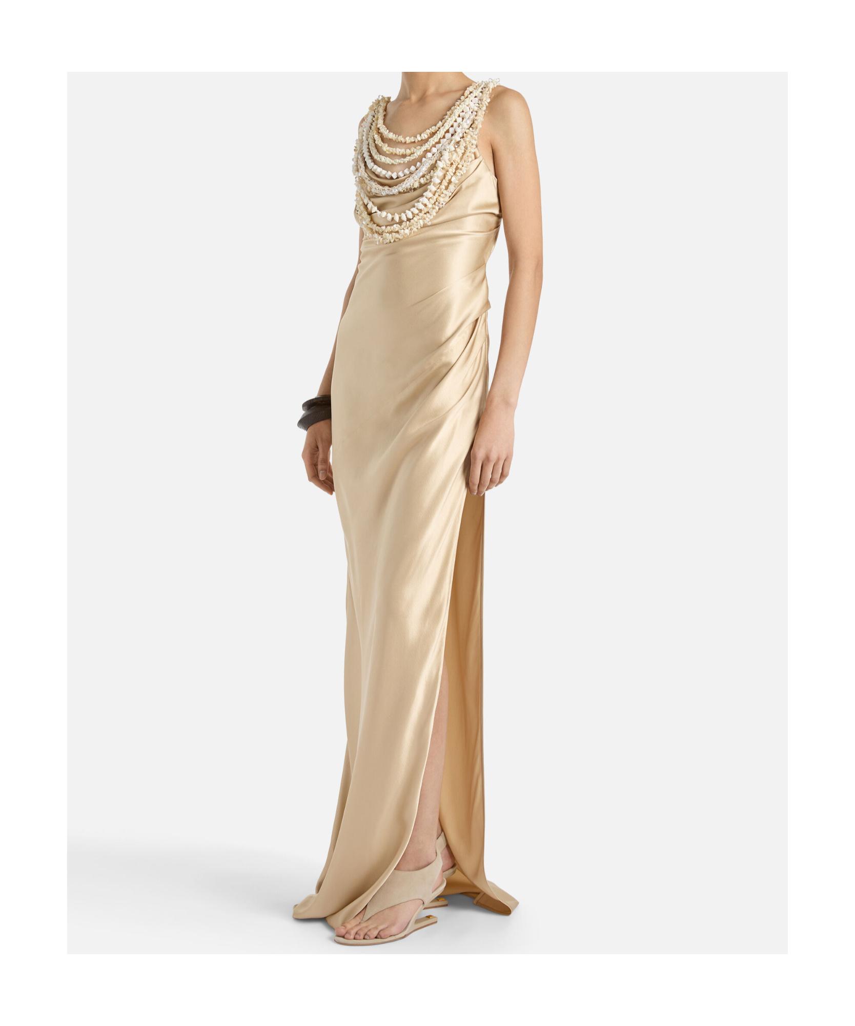 balmain gold dress $9500 New BALMAIN Embroidered Zebra Long Dress Gold Black Sequins Gown 38