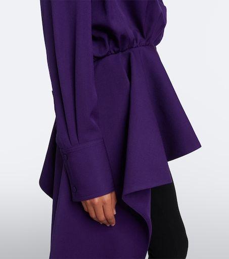 希少 ティエリーミュグレー ペプラム プリーツ ブラウス Shop Mugler Online | Sale & New Season | Lyst