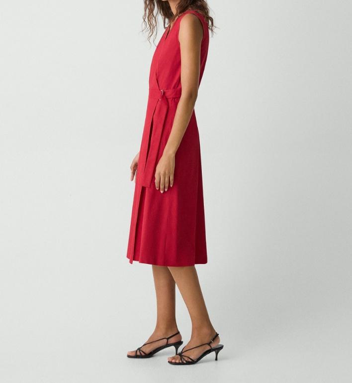 trapeze linen dress Linen Trapeze Dress – LE JEAN main image 1