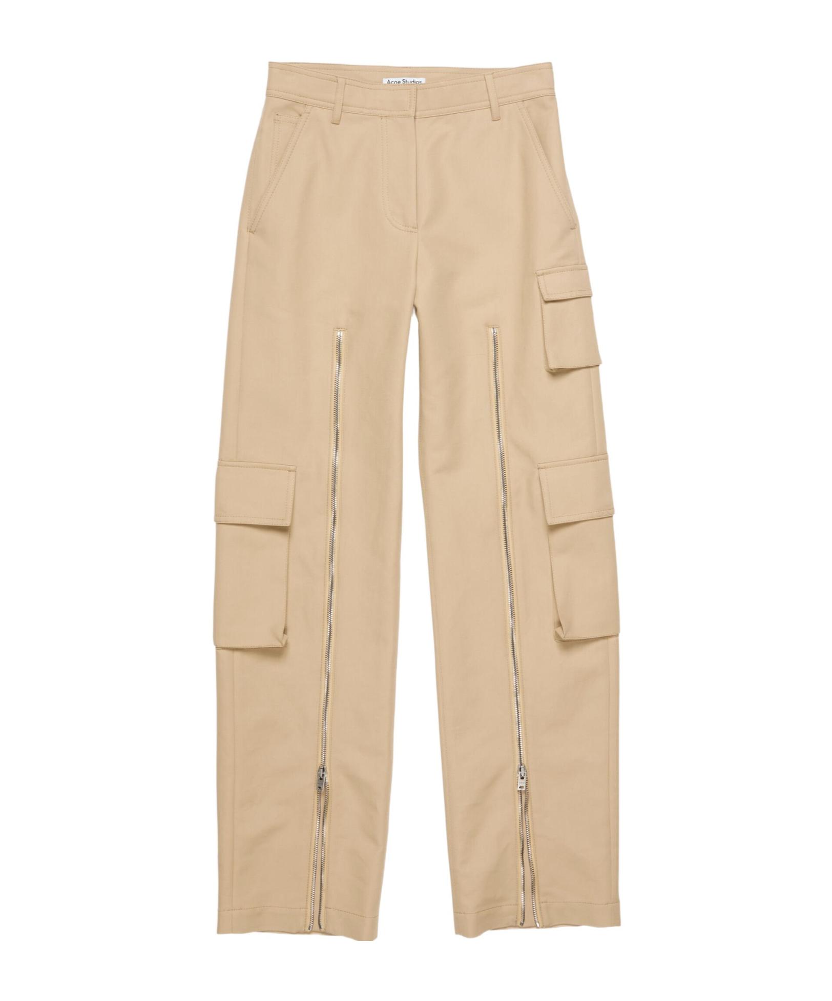パンツ Acne Studios,23SS ZIP DETAIL CARGO PANTS Acne Studios Zip-detail Cargo Pants In Charcoal Grey | ModeSens