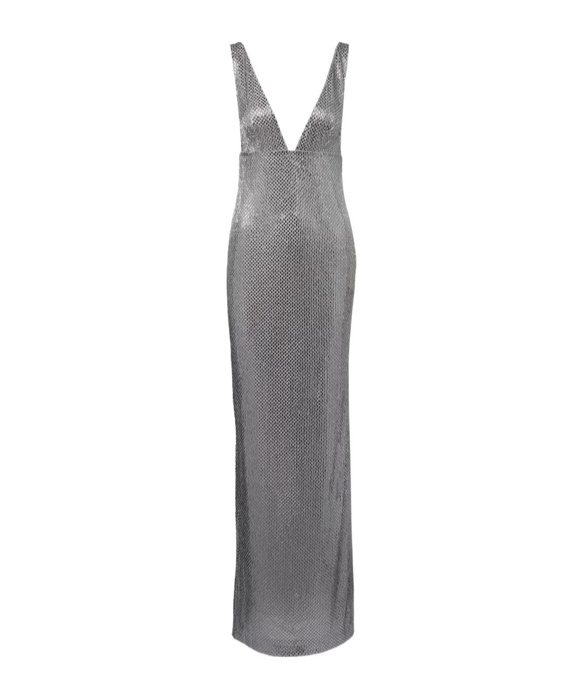 roland mouret grey dress Roland Mouret Geometric Print Cutout Sheath Dress Black/White Crepe Size US 6 main image 1