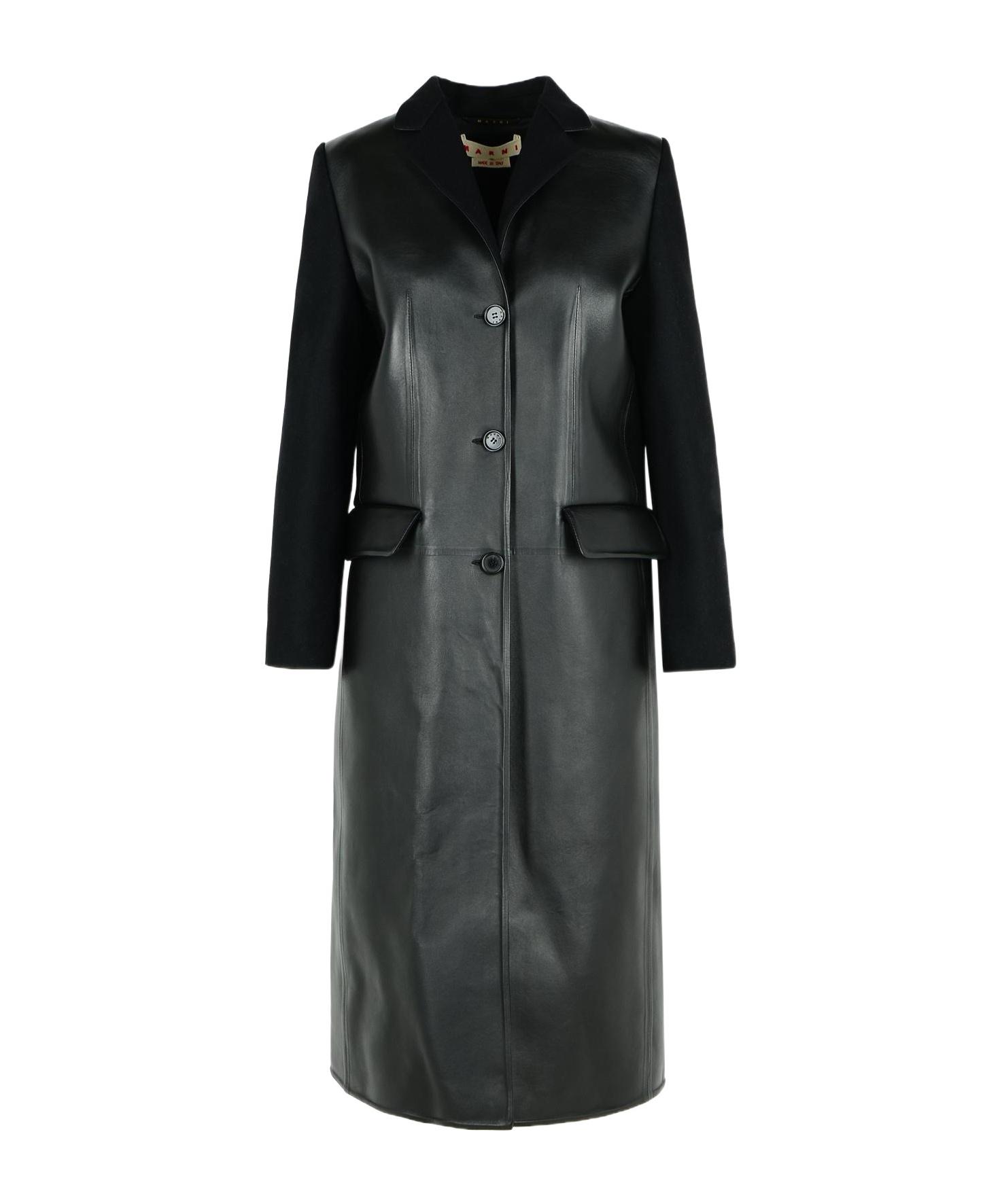 コート MARNI Woman Coat Black CPMA0214C0UTW997 STR17 Marni Coat in Black | Santa Fe Dry Goods . Workshop . Wild Life
