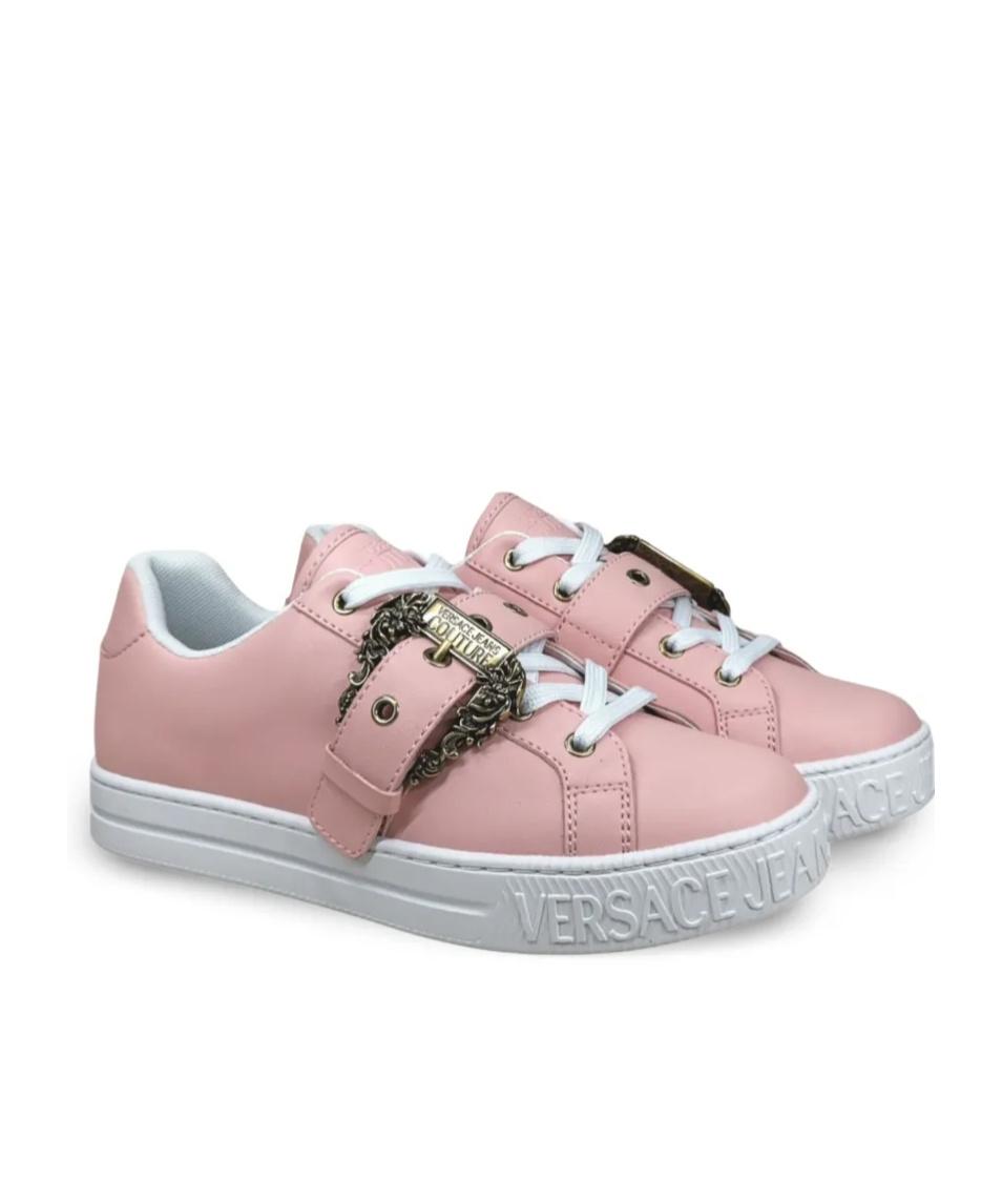 スニーカー VERSACE JEANS COUTURE Woman Sneakers Pink 78VA3SK9ZPB08 489 VERSACE JEANS COUTURE: Sneakers woman - Pink | Versace Jeans