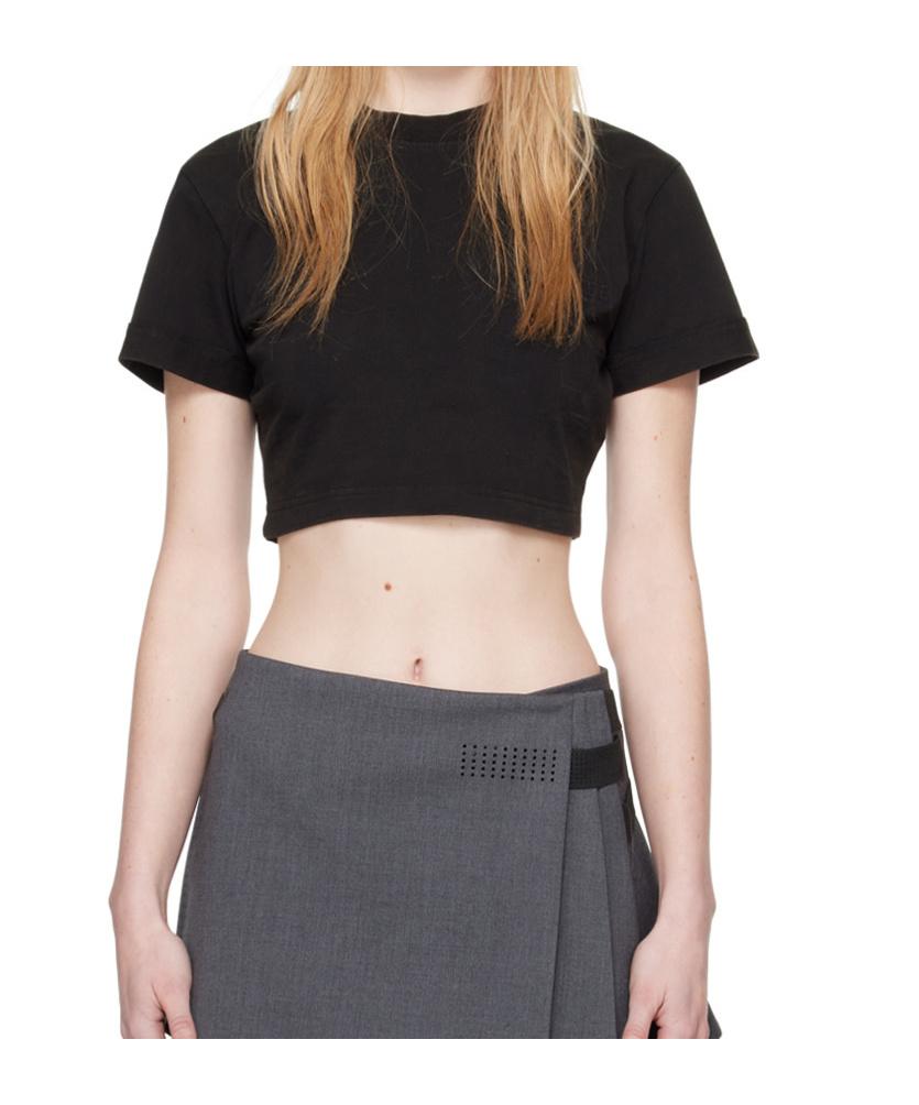 【Dion Lee】 CroppedコットンTシャツ Dion Lee Corset T-Shirt In Alloy - 70% Off | Editorialist