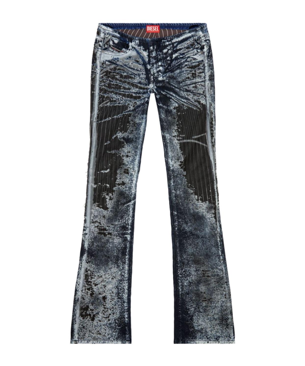 DIESEL D-Shark Bootcut Jeans in Blue | Lyst
