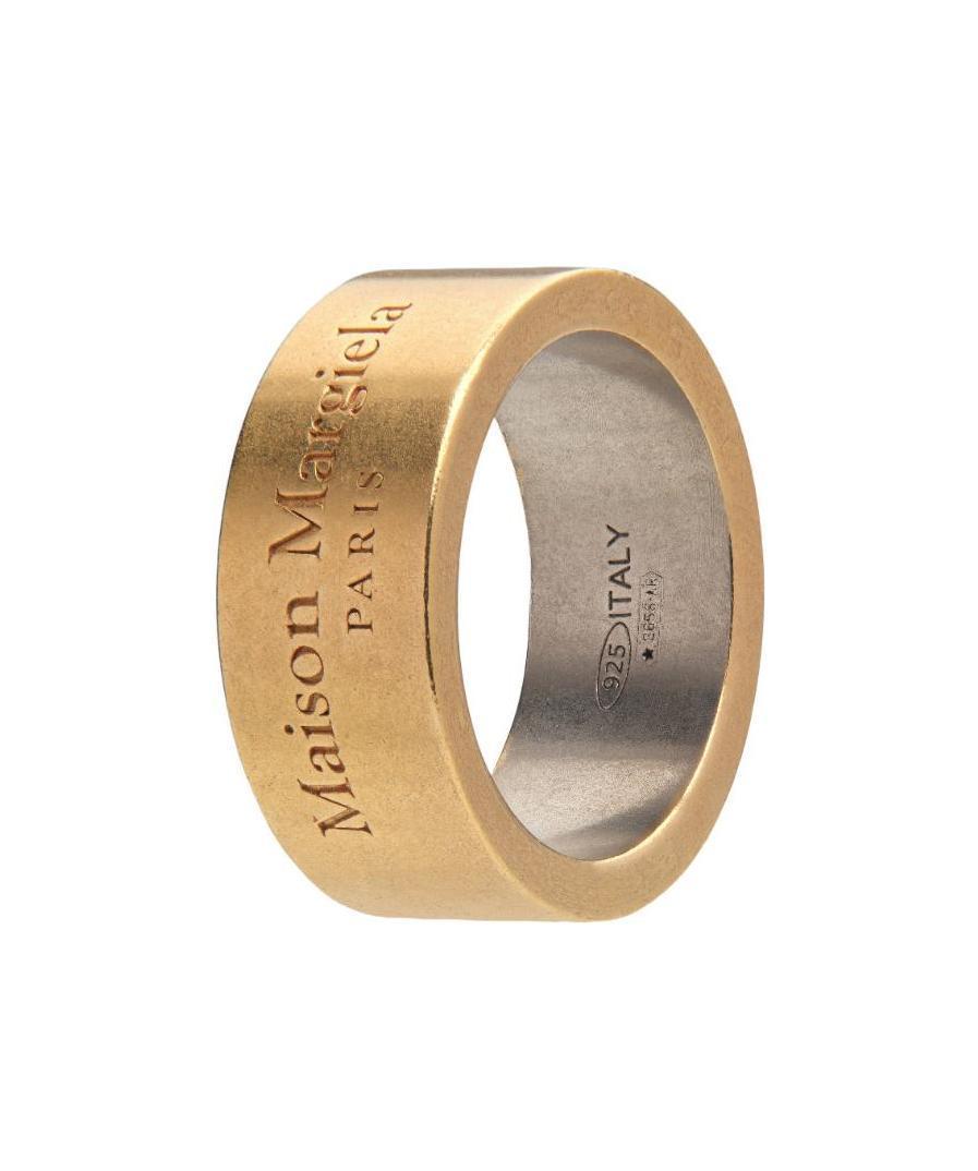 Maison Margiela Logo Engraved Ring | italist