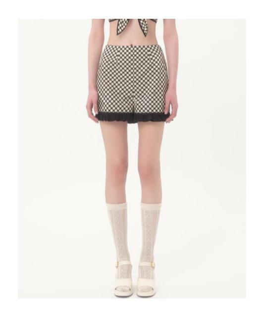 ショートパンツ VALENTINO Printed poplin Valentino Garavani Escape shorts Valentinoアウトレット：ショートパンツ メンズ - グリーン