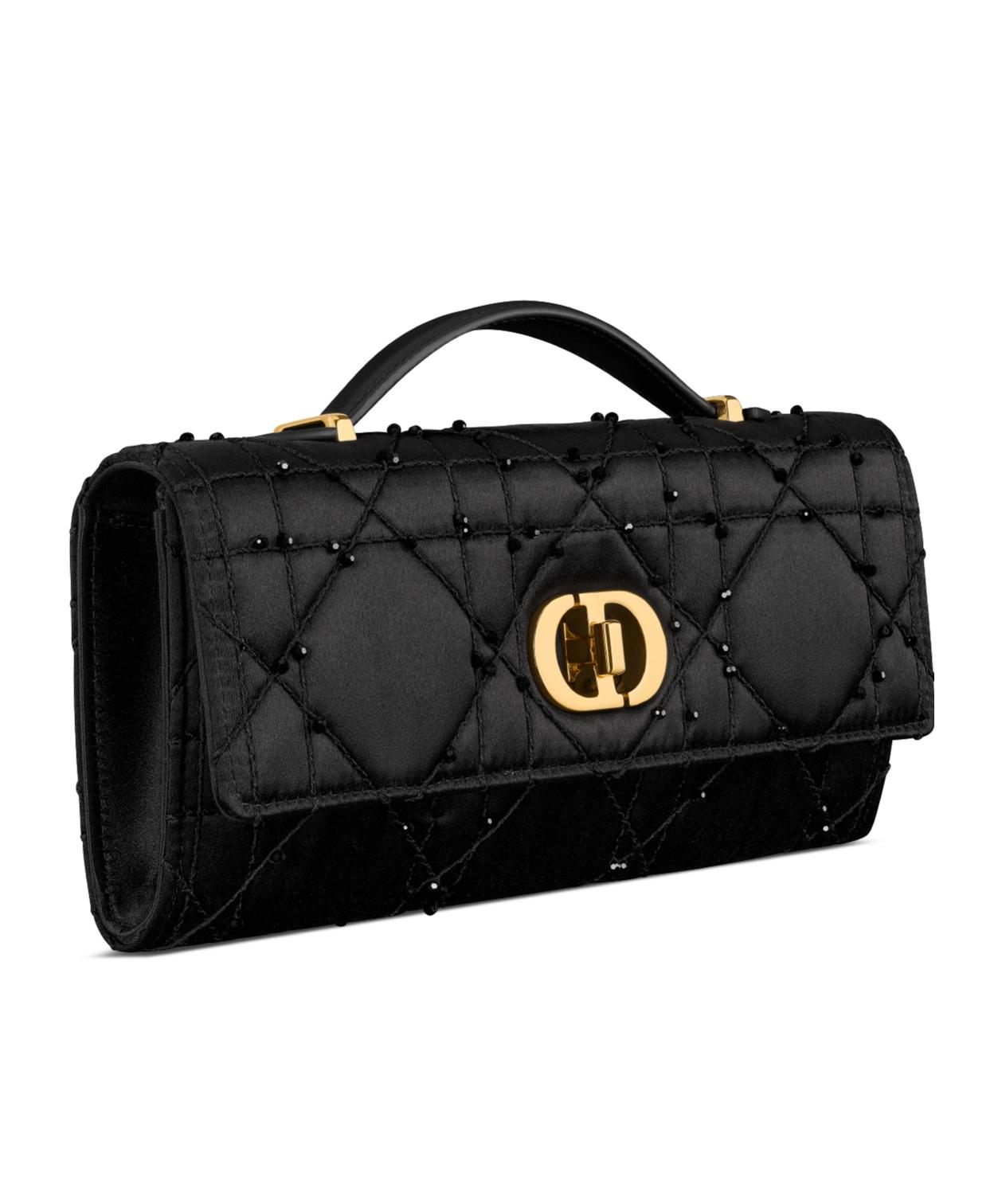 【DIOR】MISS CARO TOP HANDLE POUCH Dior Miss Caro Top Handle Pouch in Black | Lyst