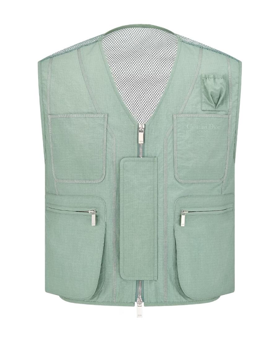 Dior Technical Mesh Vest Dior Utility Vest Christian Dior Grey
