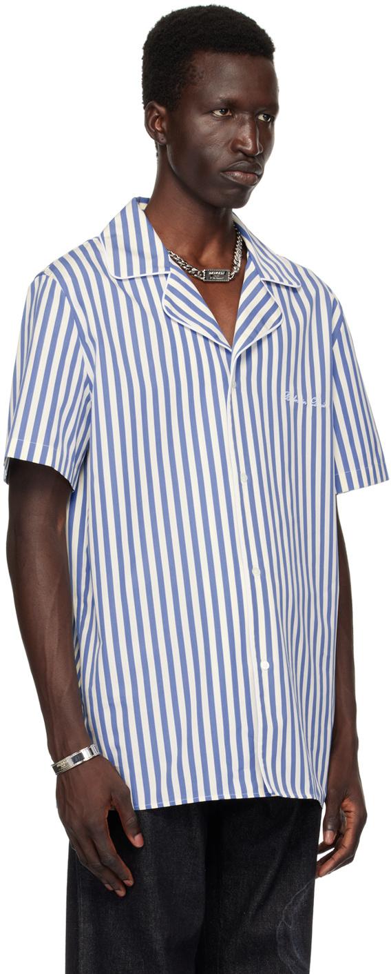 balmain dress shirt Balmain Men's Emblem-Pocket cotton Sport Shirt, Ltblue, Men's, 16, Shirts Tops Casual Button Down Sport Shirts
