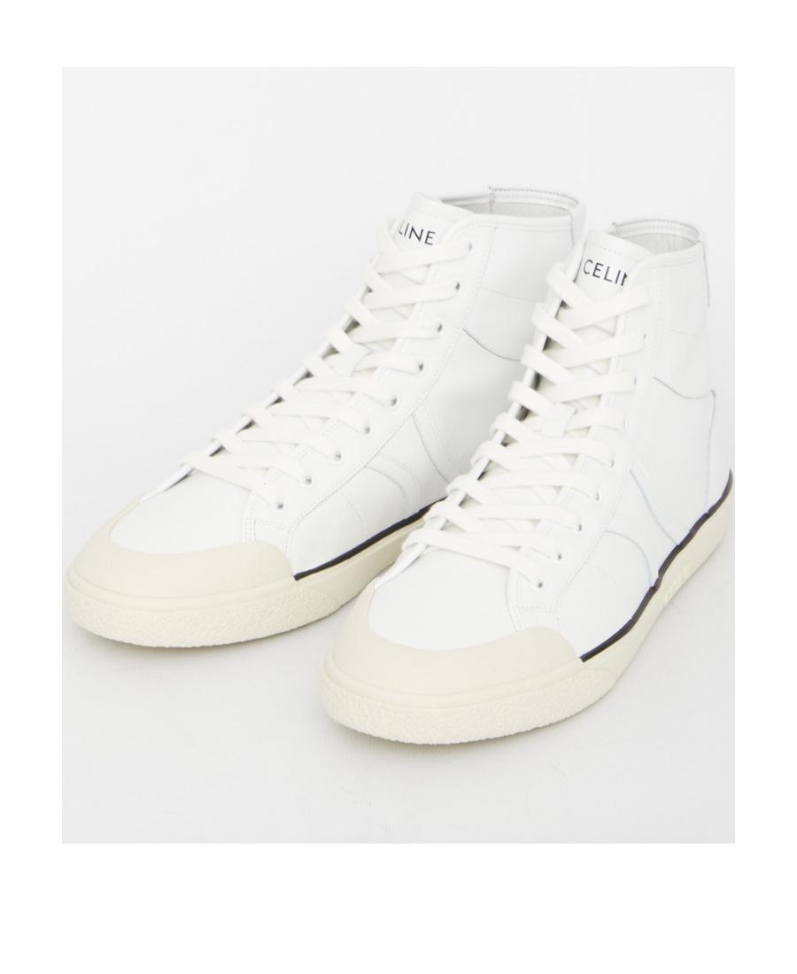 Celine As-02 Mid Low Lace-Up Alan Sneaker in White for Men