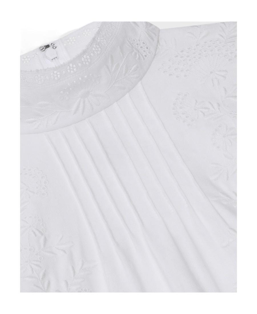 【CELINE】COTTON TOILE PRAIRIE DRESS WITH EMBROIDERY CELINE】COTTON TOILE PRAIRIE DRESS WITH EMBROIDERY