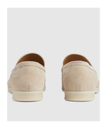 Gucci Konrad Suede Loafers in Natural for Men | Lyst display picture 1