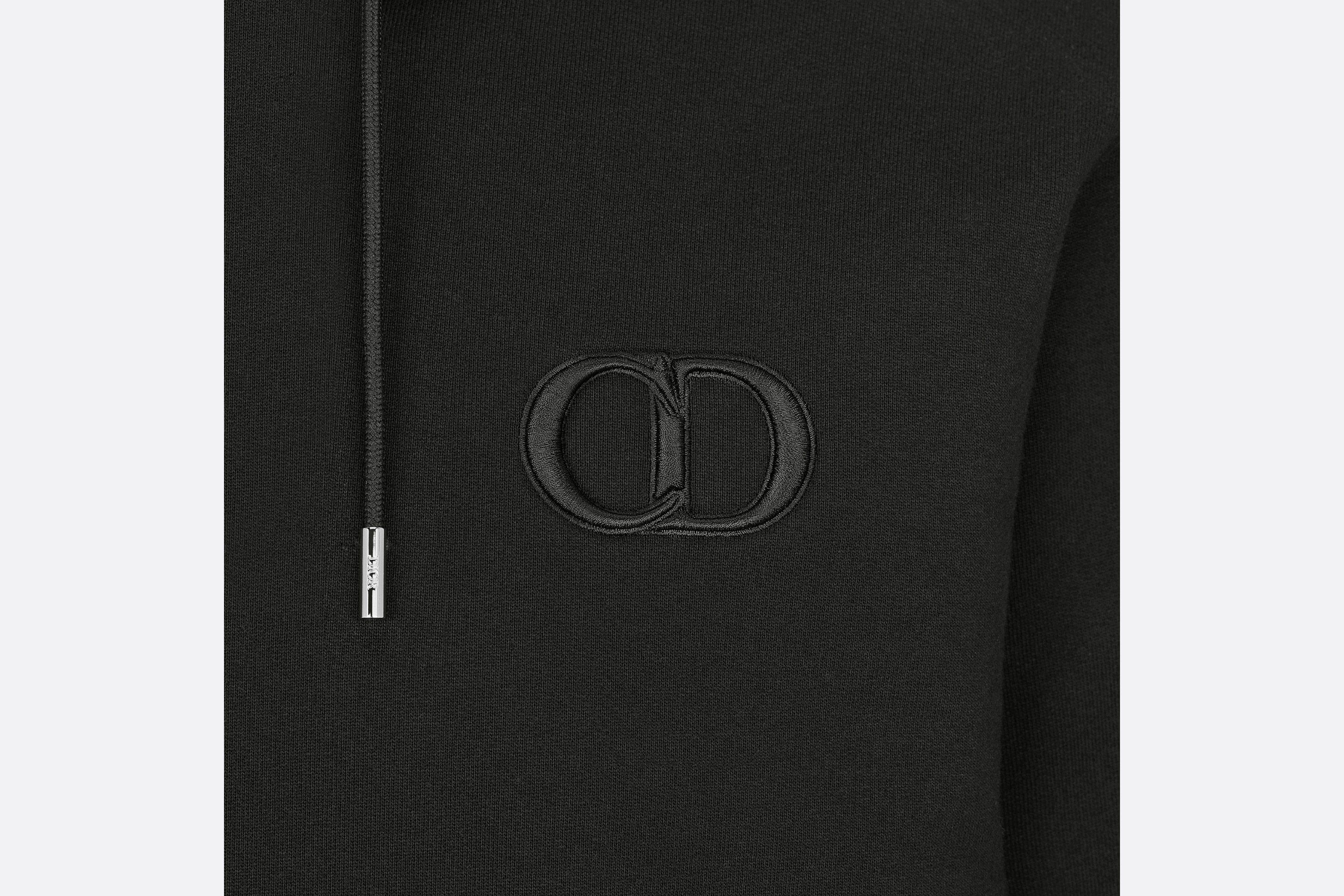Dior Homme Cd Icon Drawstring Hoodie in Black for Men | Lyst