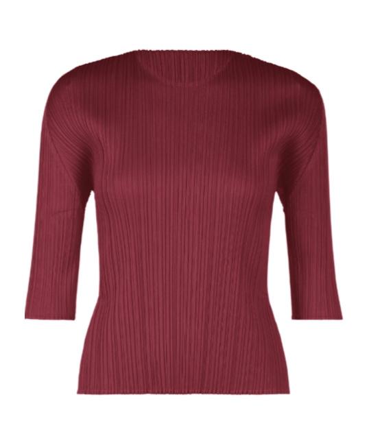 Red Pleats Please Issey Miyake Tops for Women | Lyst