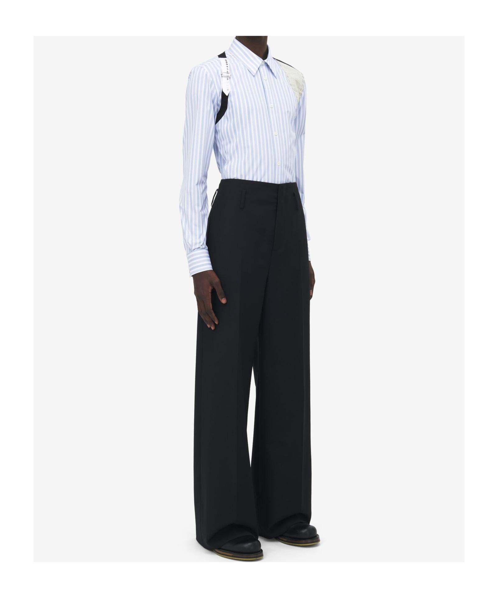 ボトムスその他 Alexander McQueen Wide navy blue wool trousers Alexander McQueen Tailored Straight-Leg Suit Trousers in