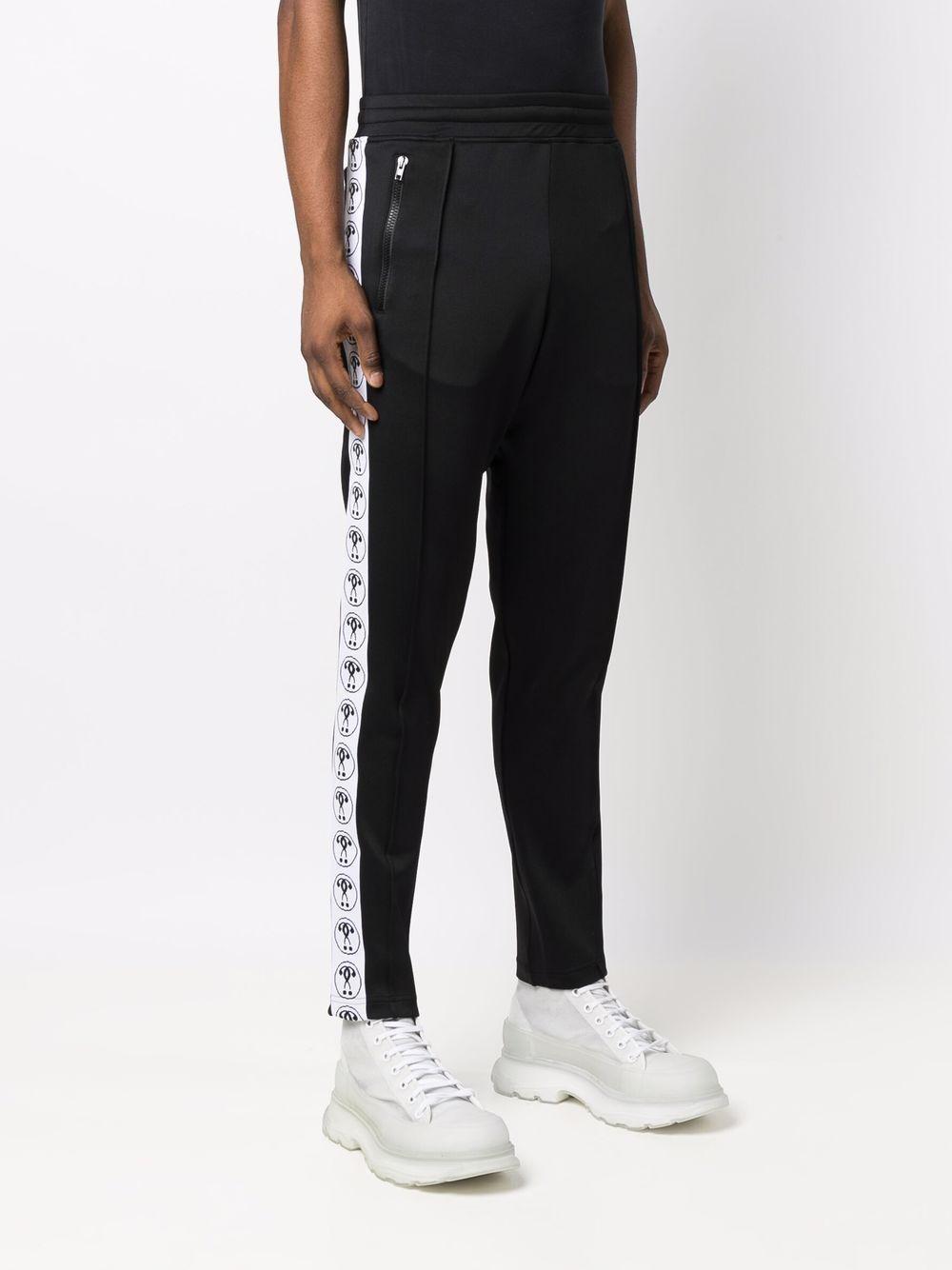 【送料&関税込】Moschino Track-pants With Side Logo Stripes MOSCHINO Logo Side Stripe Track Pants, Black – OZNICO