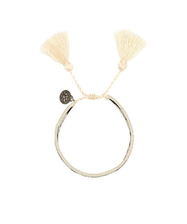 【送料&関税込】Prada Two-tone Suede And Fabric Bracelet Women's Prada Bracelets | Lyst