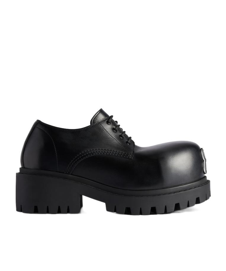 か*ん様 BALENCIAGA Stomper derby size:39 Balenciaga Stomper Lace-Up Derby Shoes in Black for Men | Lyst