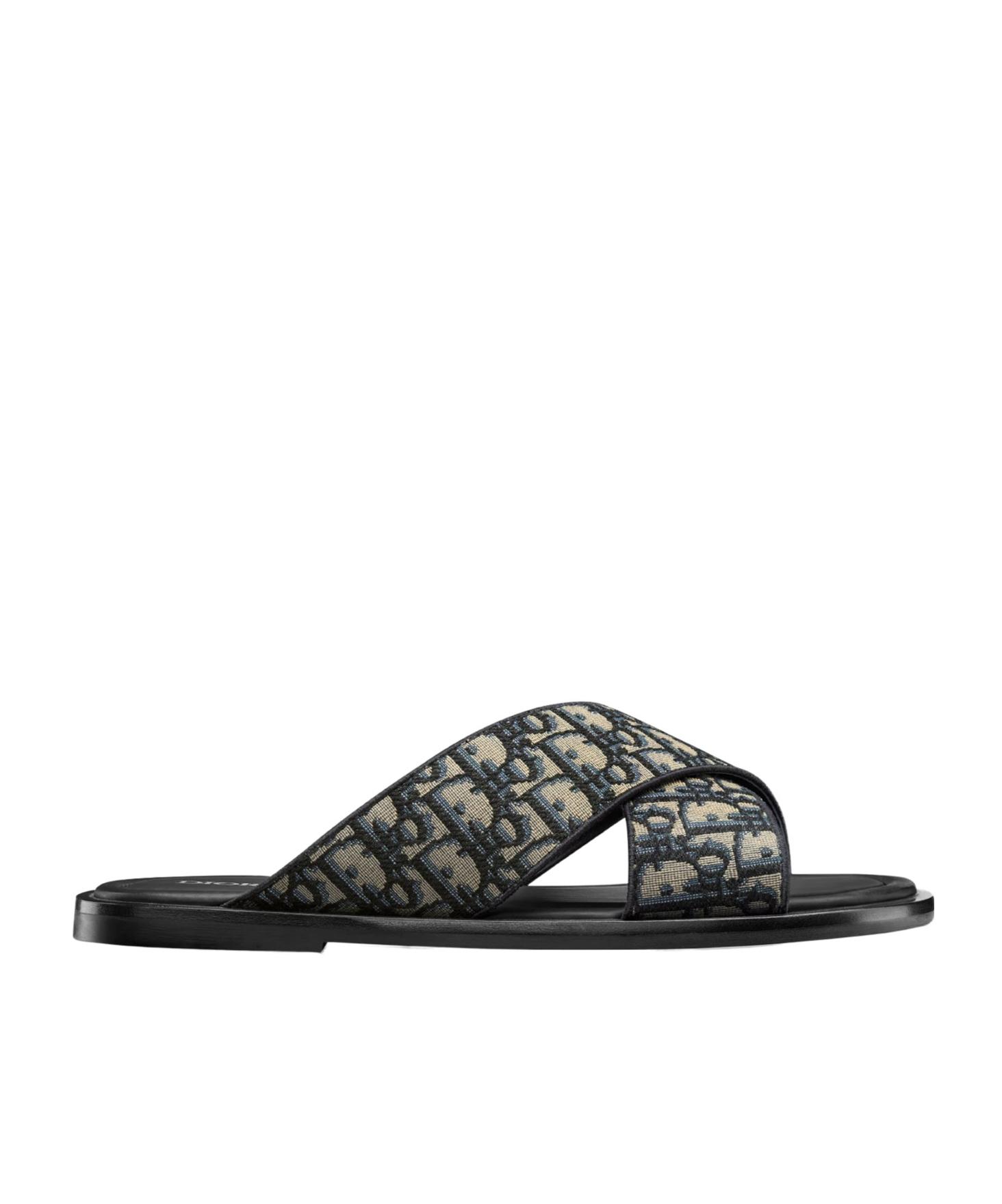 サンダル Dior Homme Dior Alias Flip-Flop Sandals Dior Alias Sandals Blue Oblique Men's - 3SA126ZSA_H961 - US
