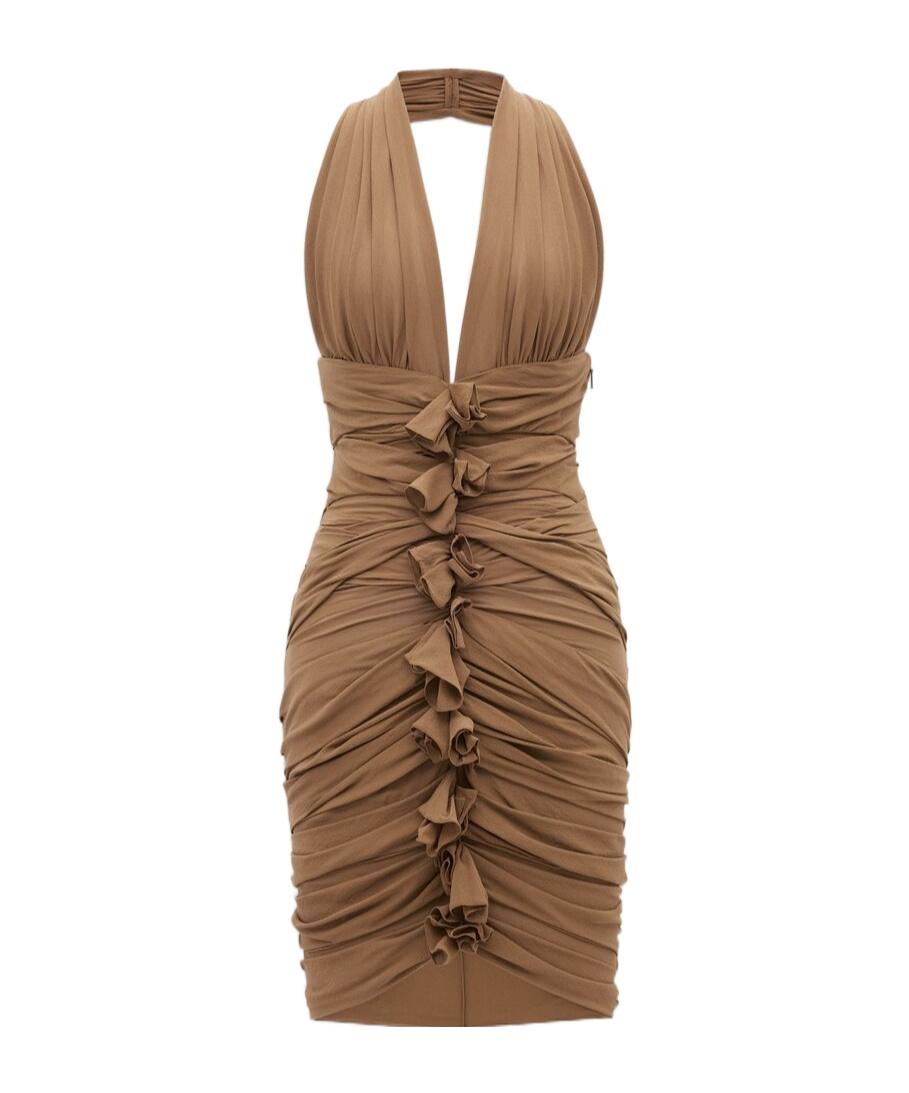 deanna halter mini dress LoveShackFancy Deanna Halter Dress – BAILEY BERRY main image 0