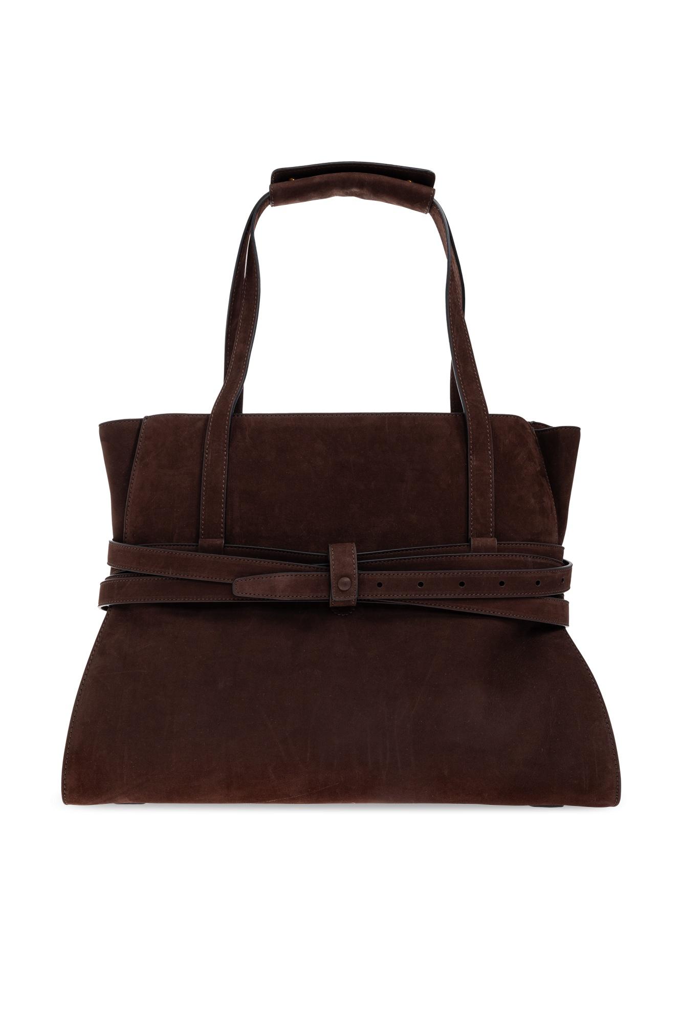 トートバッグ Moschino Leather Bag. Moschino Tote Bag Embossed Logo Leather Black Shopper