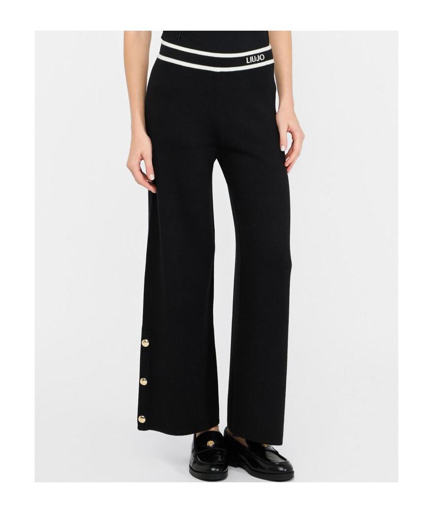 パンツ LIU JO WIDE LEG PANTS Wide-leg trousers colour black | Liu Jo