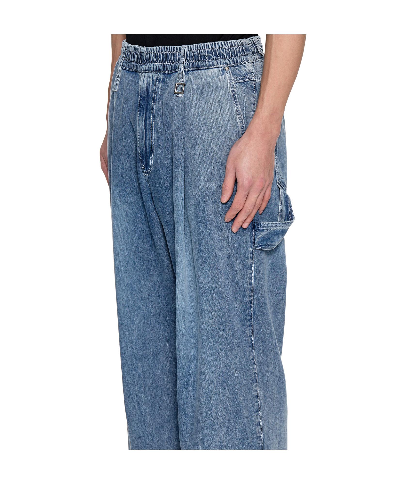 デニム・ジーパン WOOYOUNGMI 25SS SQUARESTEELLOGO ONETUCK WASHEDWIDEDENIMPANTS Men's Denims | WOOYOUNGMI.COM