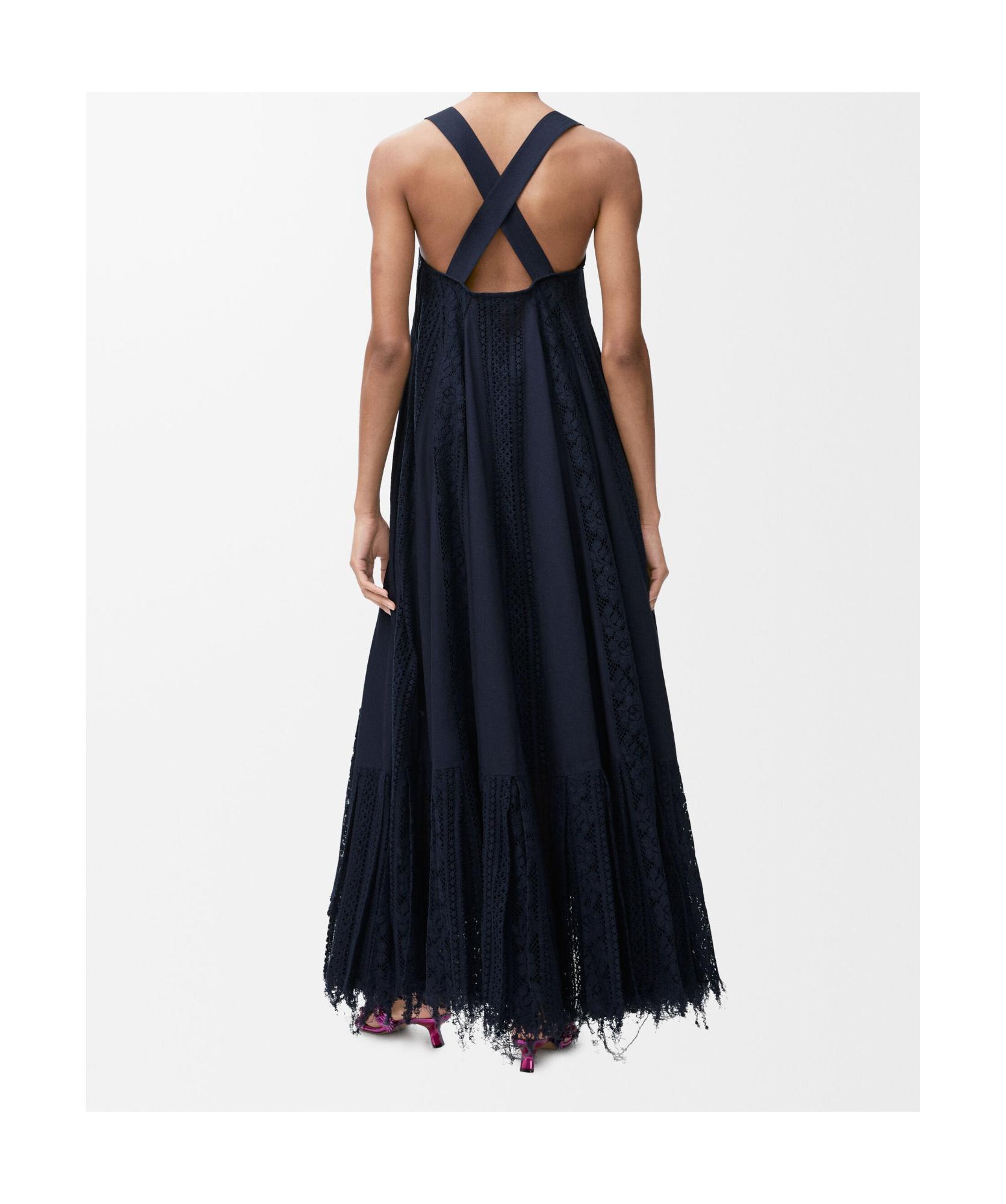 loewe lace dress Loewe Lace-paneling Midi Dress