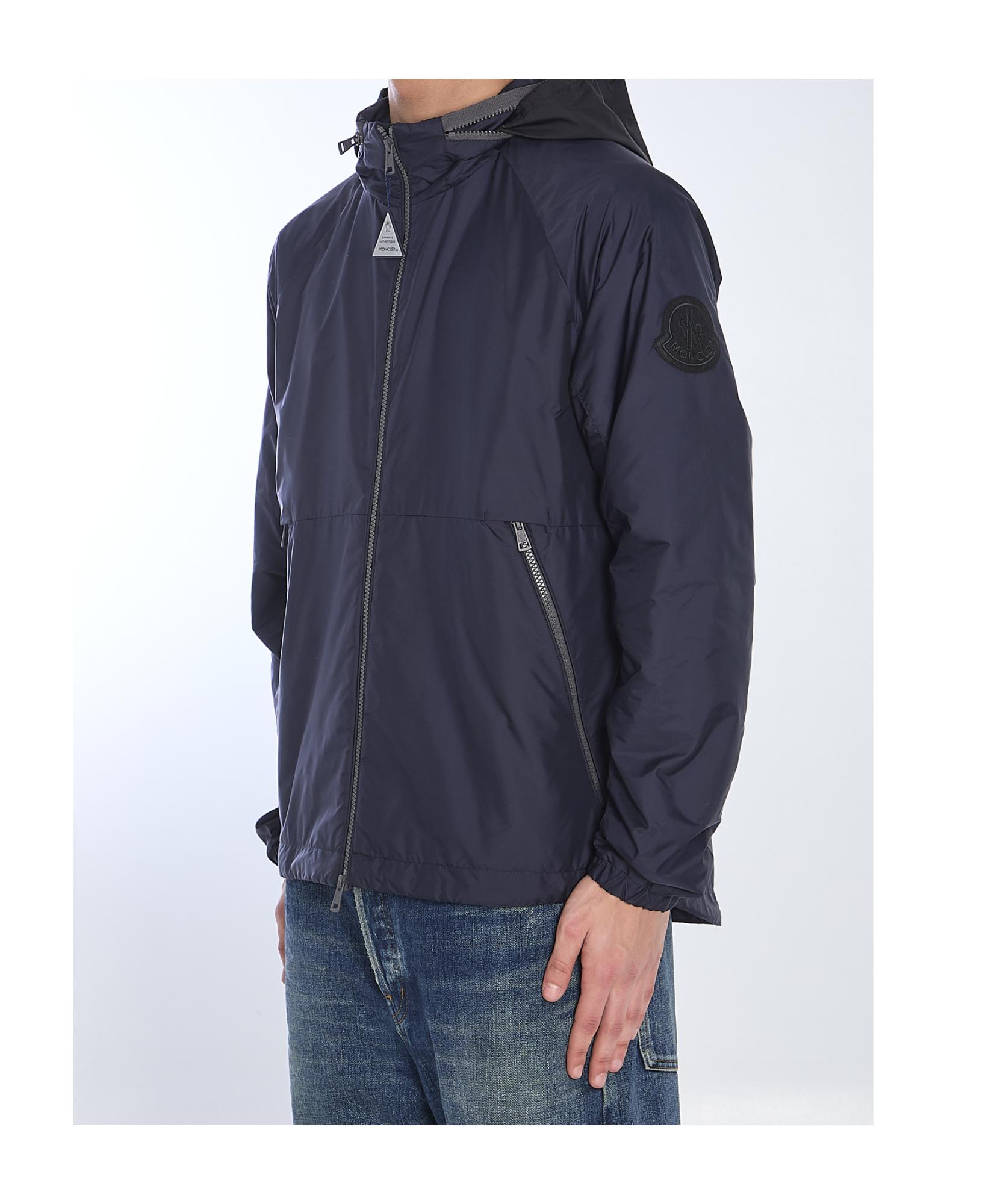 Moncler Octano Zip-Up Hooded Jacket in Blue for Men | Lyst