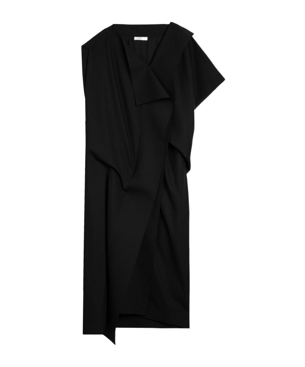 formal black dress for women Nox Anabel A1374 Prom Fitted Long Prom Color:Ink blue Thigh Side Vent Small One Sleeve Off The