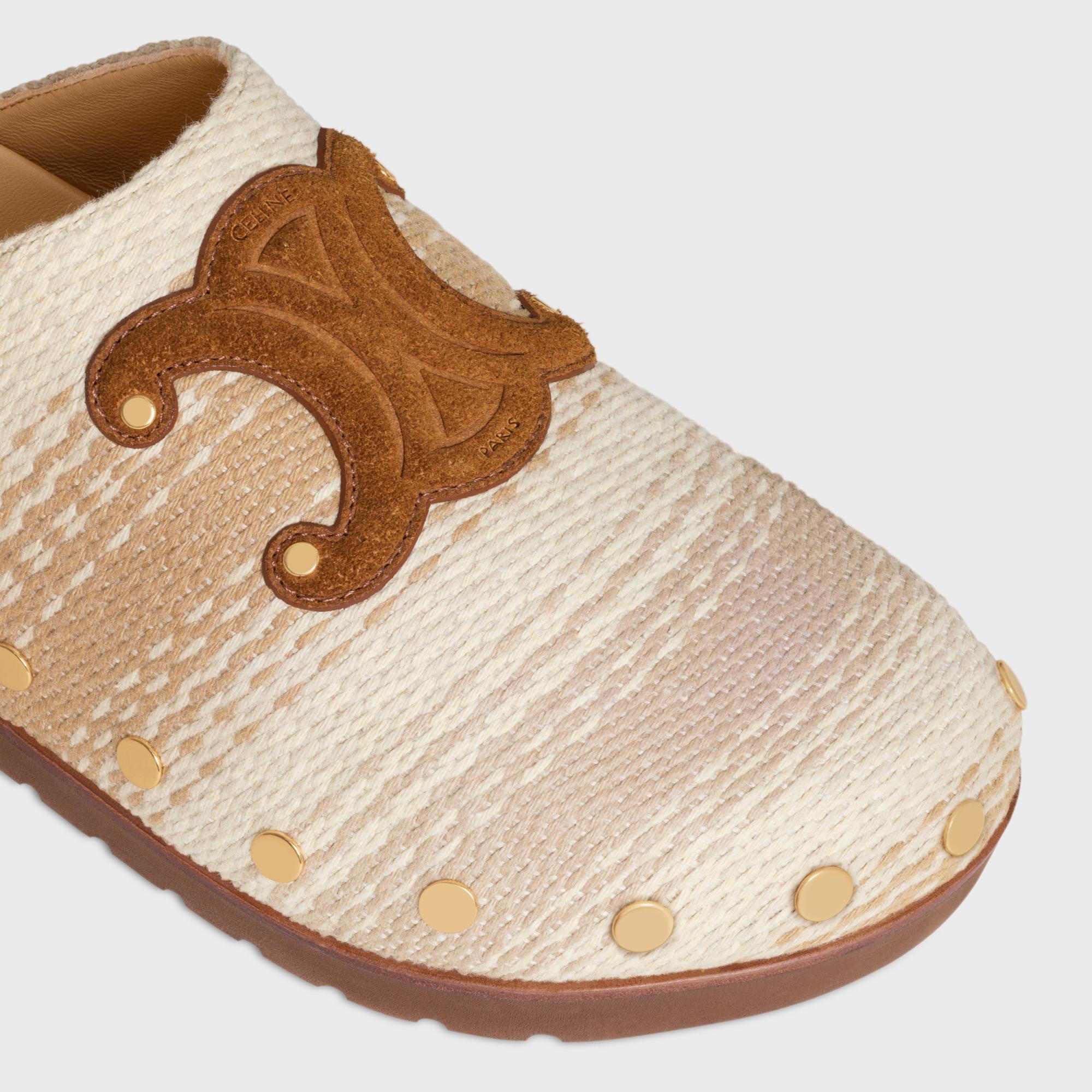 CELINE PITEA CLOG IN Suede Calfskin mule 関税込 スリッパ Celine Pitea Clog in Brown | Lyst