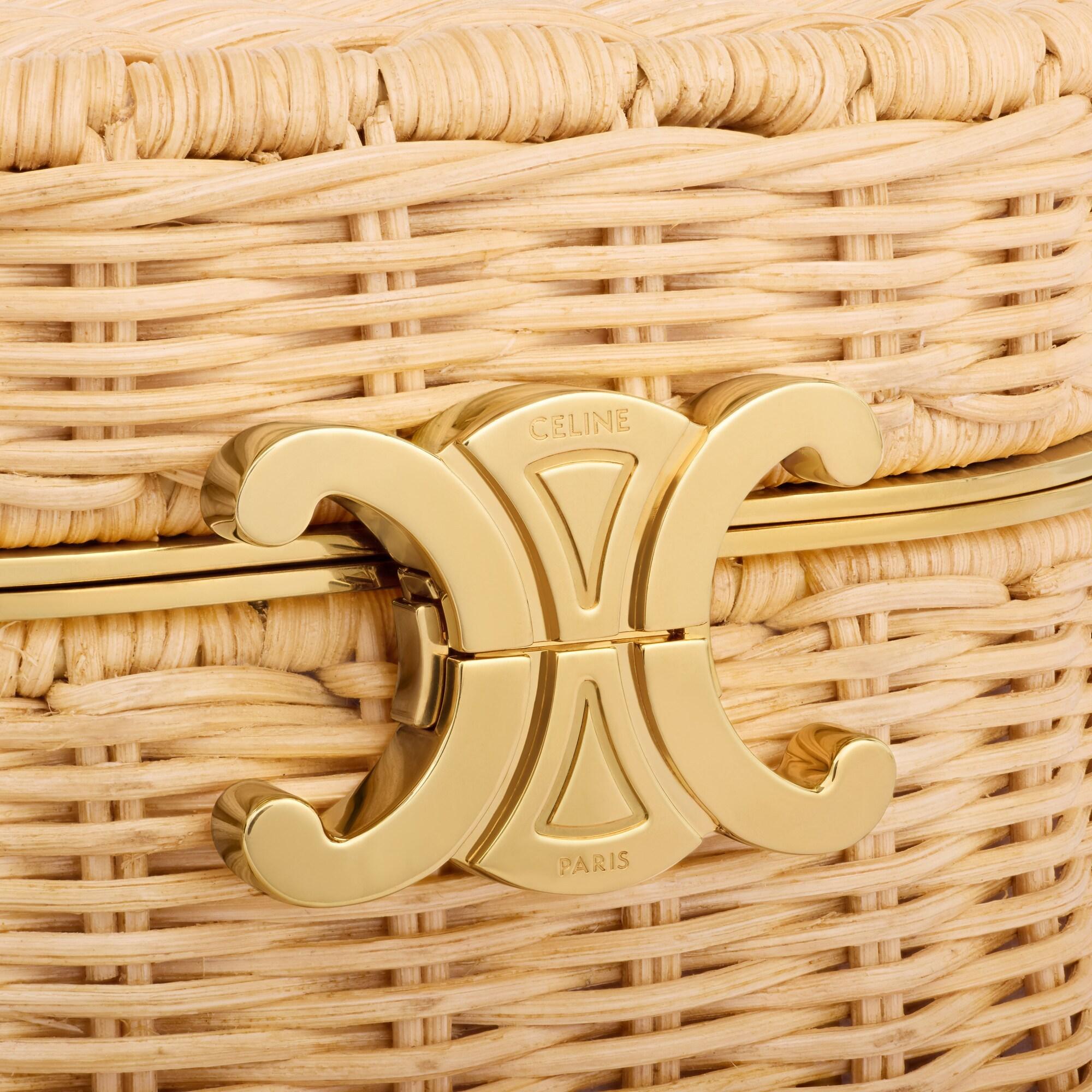 ★セリーヌ★ CELINE OVAL BOX Celine Triomphe Oval Box in Metallic | Lyst