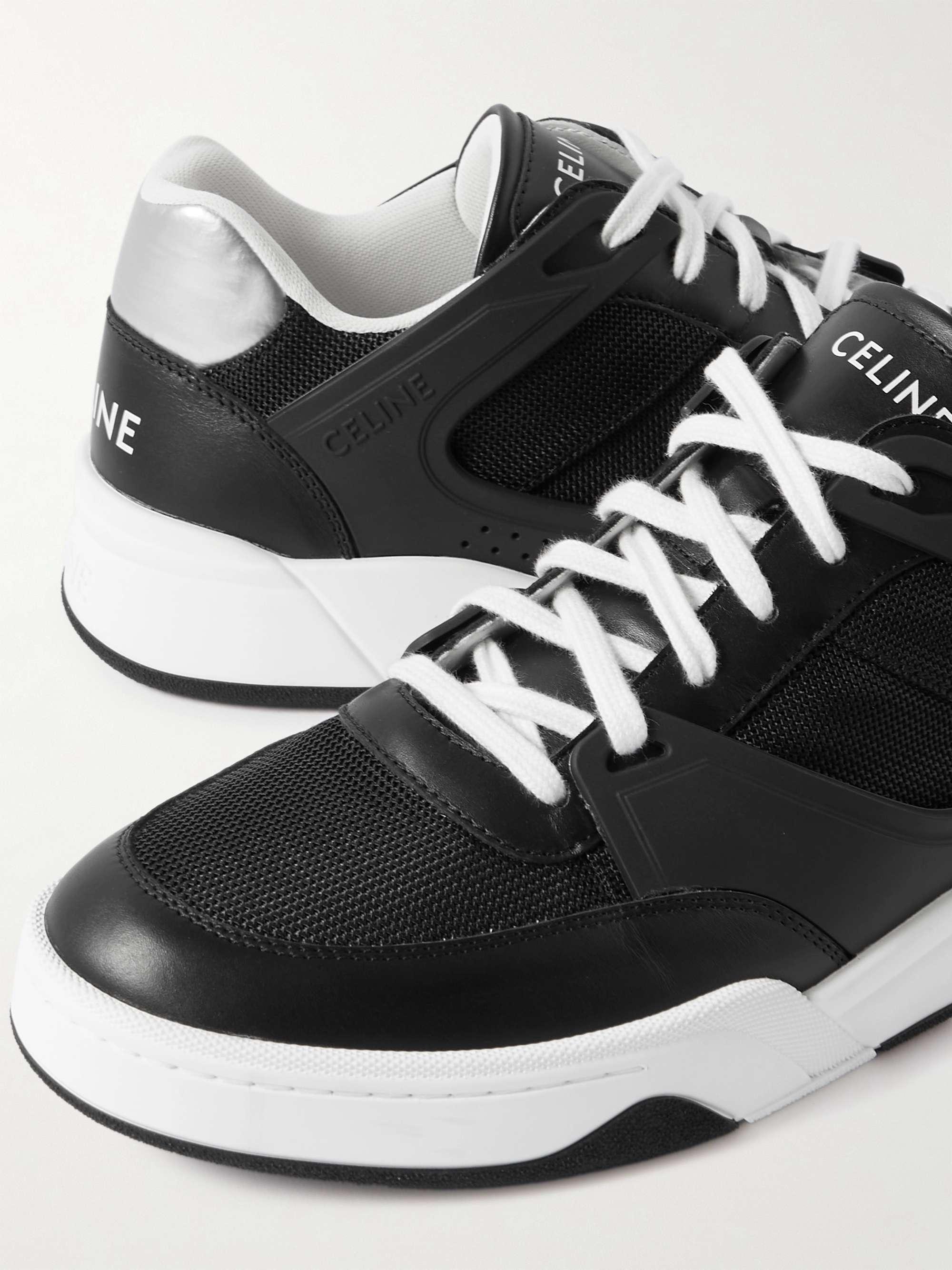 Celine Trainer Ct-07 Low Lace-Up Sneaker in Black for Men | Lyst
