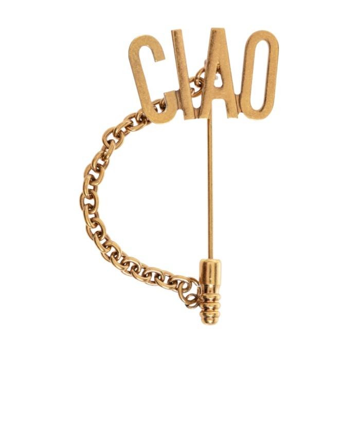アクセサリーその他 MOSCHINO COUTURE Woman Brooches Gold 91788402 0607 Moschino Brooches for Women | Online Sale up to 65% off | Lyst