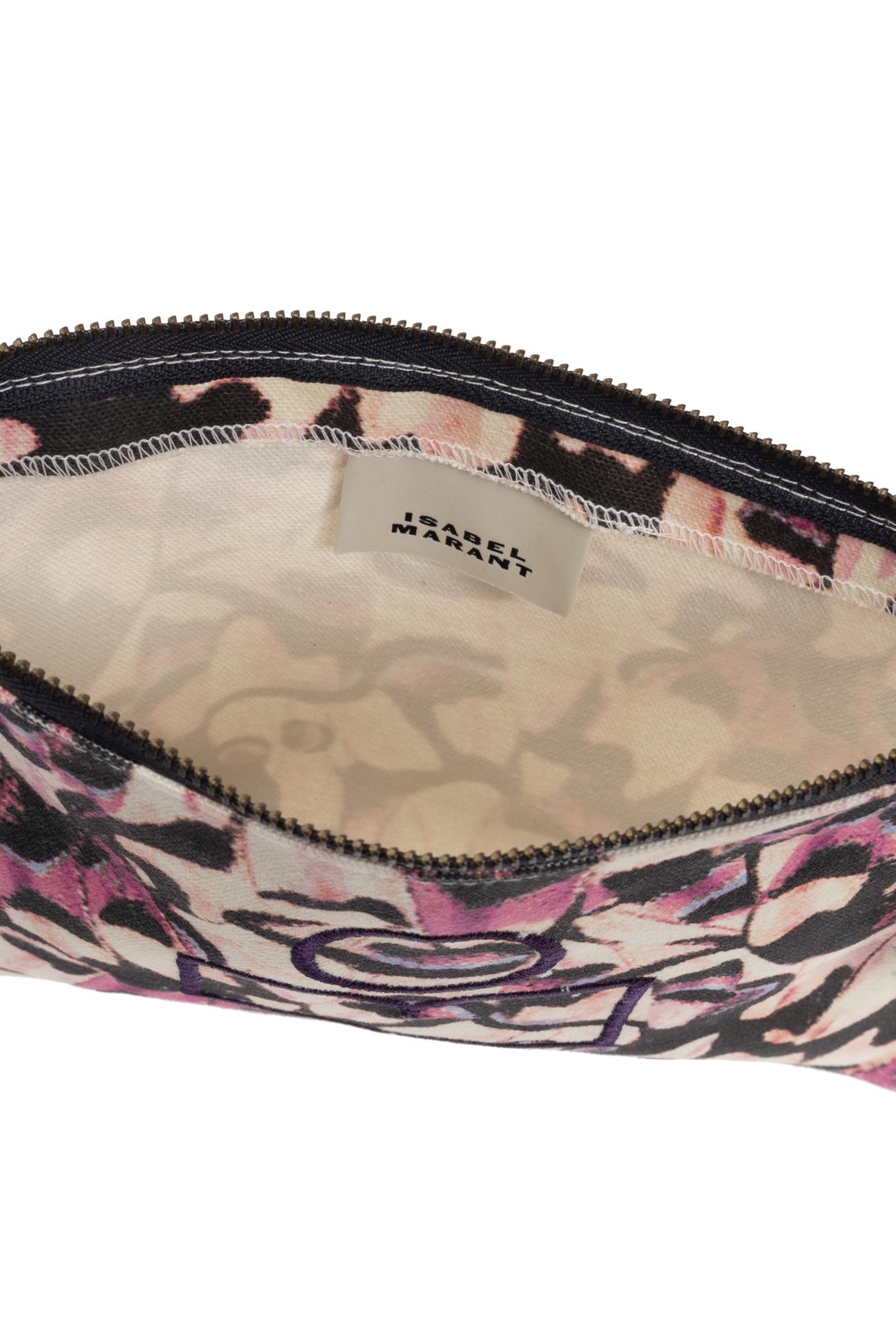 【送料&関税込】Isabel Marant Netia Logo Embroidered Clutch Isabel Marant Netia Logo Embroidered Clutch Bag | italist