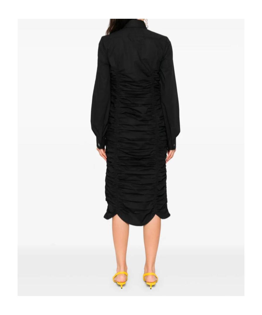 ワンピース MOSCHINO COUTURE Woman Dress Black 04070424 1555 MOSCHINO - KNIT DRESS WITH LOGO - Eleonora Bonucci