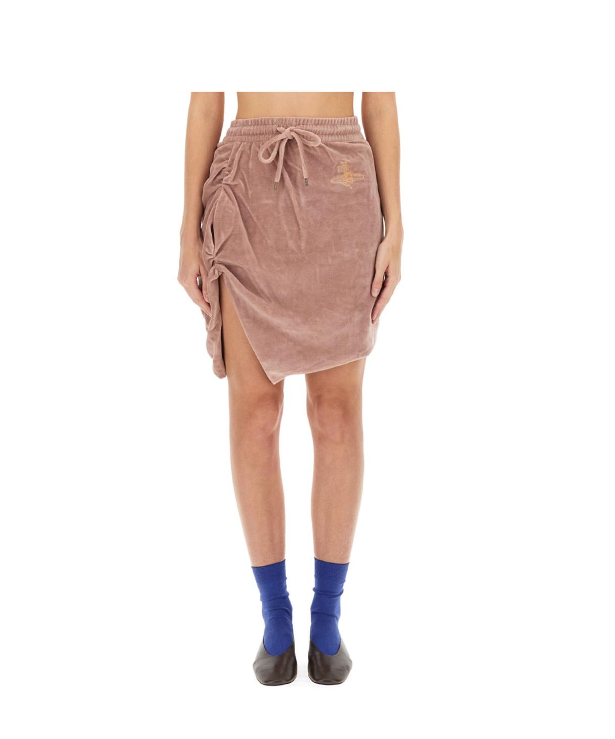 スカート Vivienne Westwood Leather Short Skirt 251314F090003_1.jpg