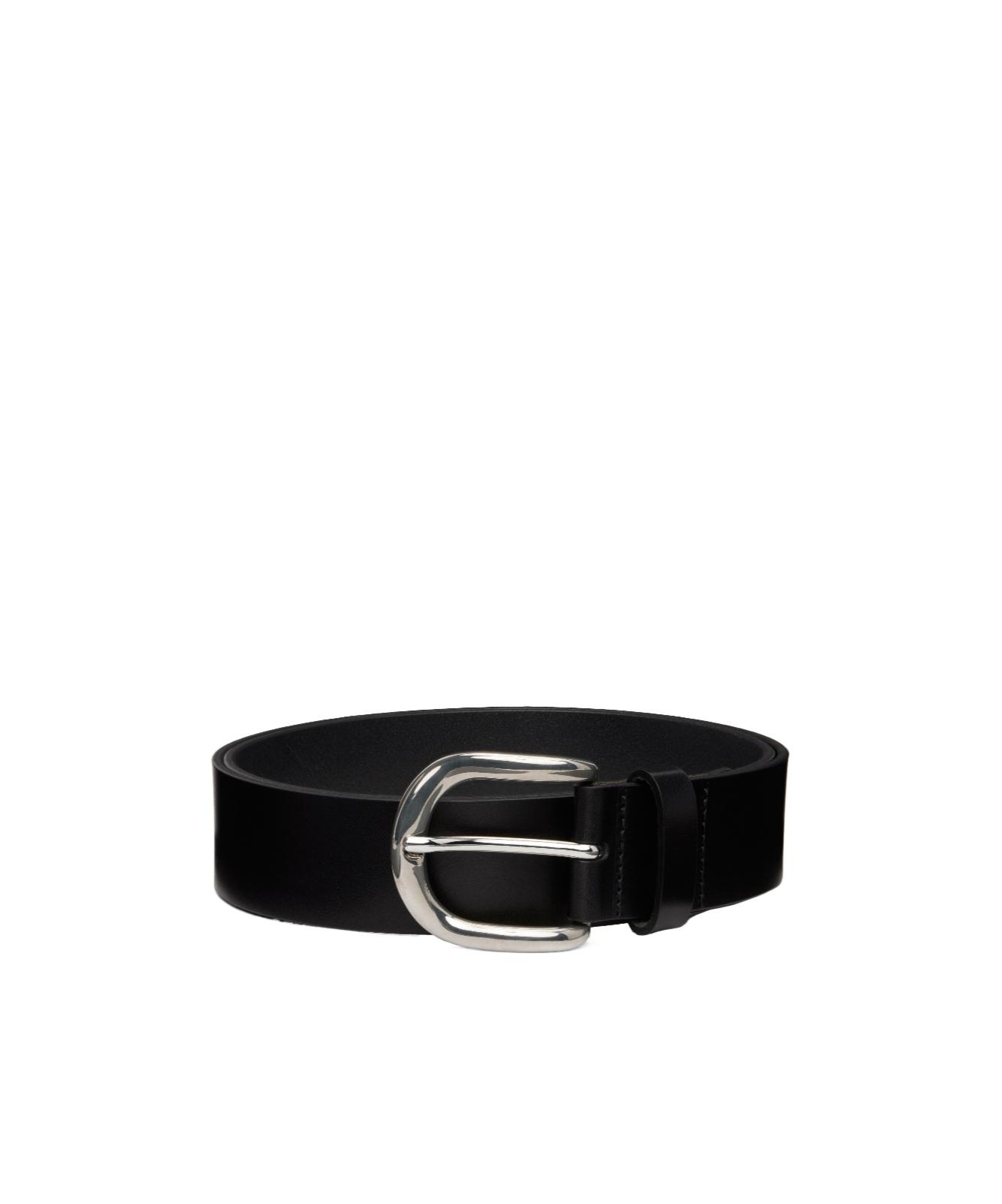 Isabel Marant Zaph silver Buckle Belt Isabel Marant: Black Zaph Belt | SSENSE main image 2