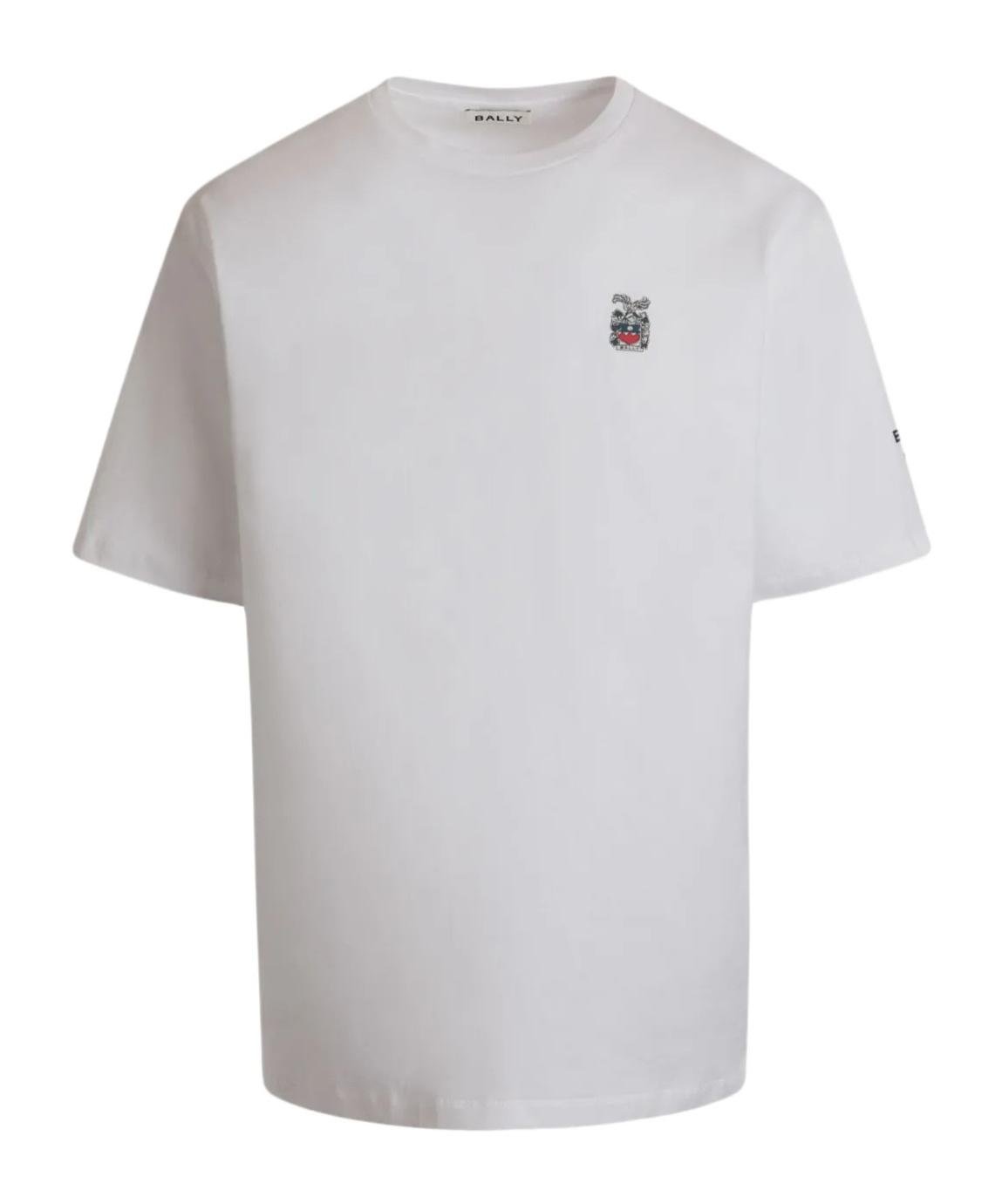 BALLY｜SHORT-SLEEVED ROUND NECK T-SHIRTS (MJE04TCO018-U0 Bally Short sleeve t-shirts for Men | Online Sale up to 77