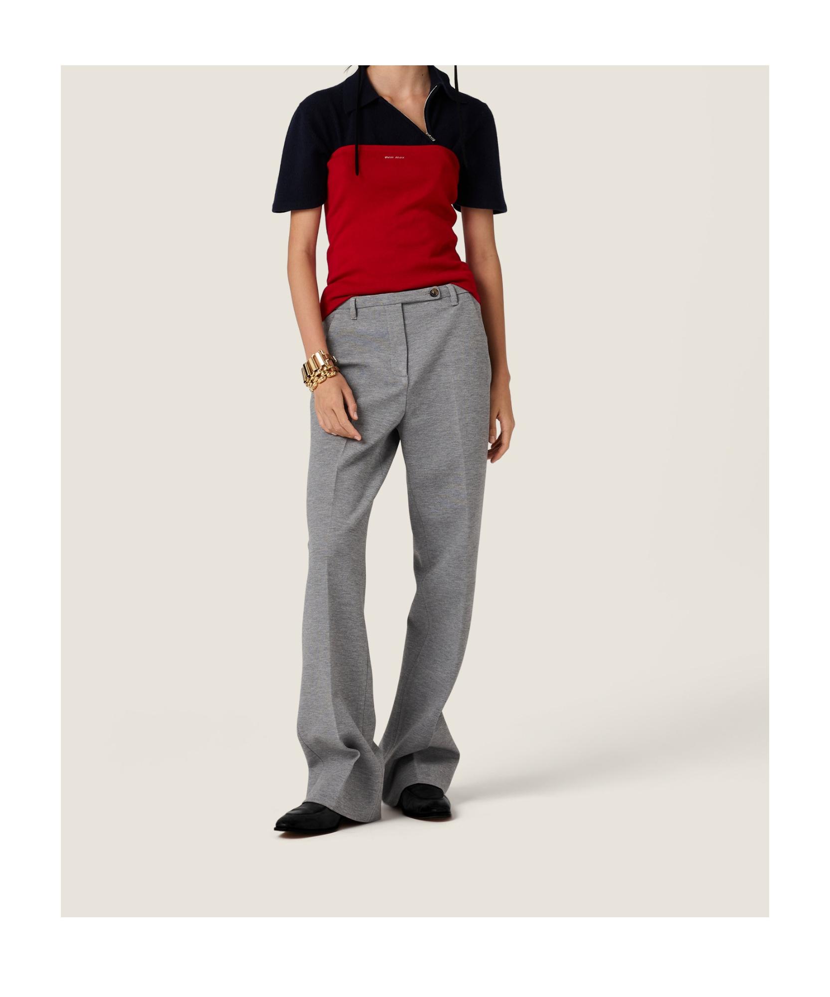 パンツ MIU MIU TEC SILK PANTS Miu Miu - Silk Dress Pants - 42 – MADE by DWC