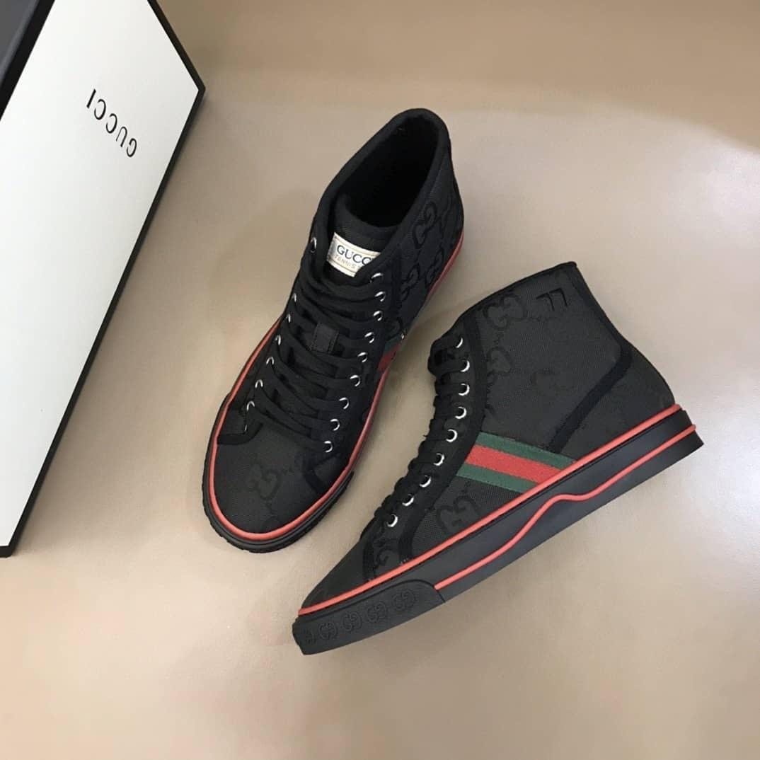 Gucci Off The Grid Gg Tennis 1977 Sneakers in Black for Men  display picture 1