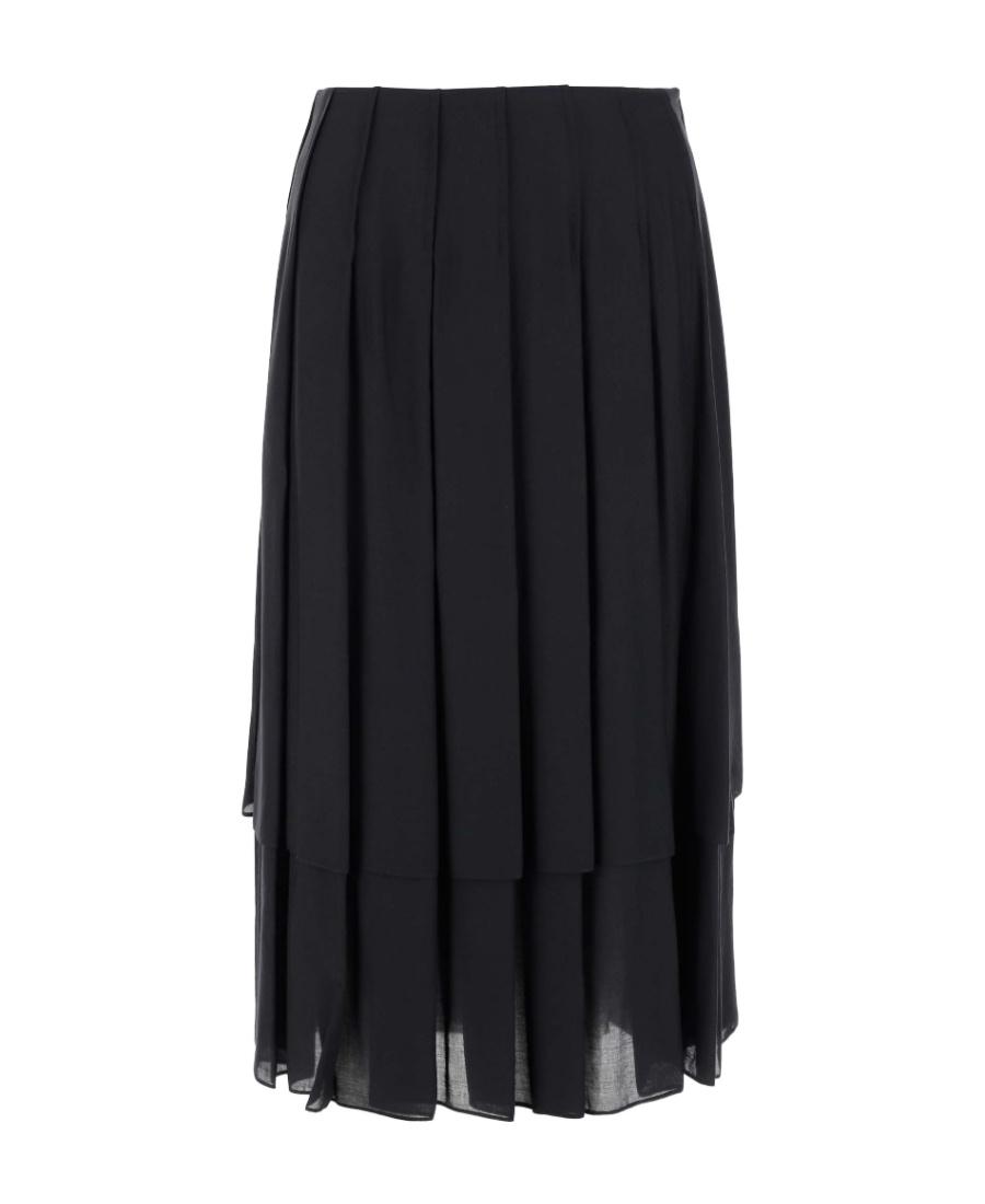 The Row Skirts - High-Waisted Skirts スカート THE ROW | ザ ロウ（ザ ロー)｜ROUX SKIRT/ダークチャコール の