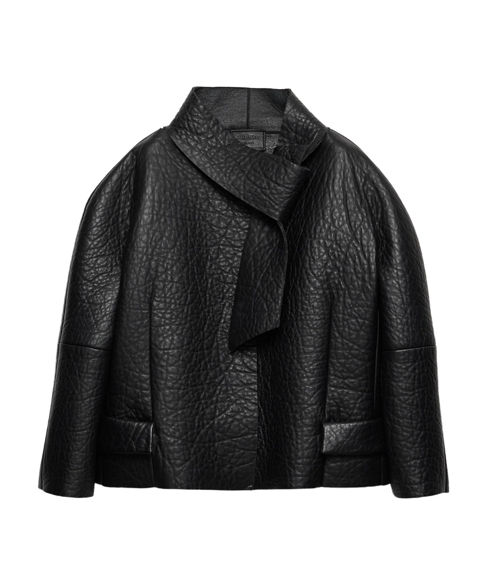 Women's Prada Leather jackets | Lyst