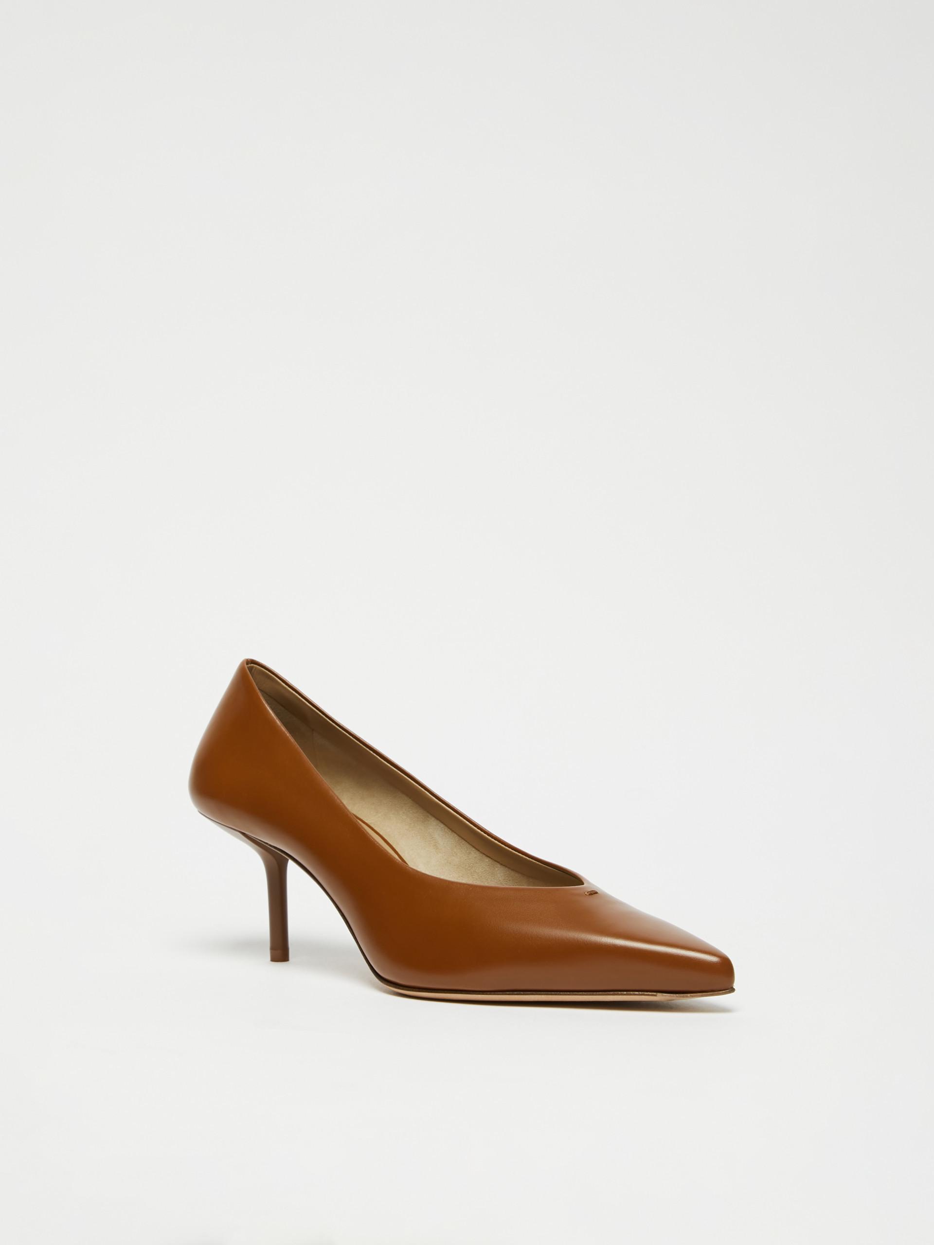 パンプス Max Mara Palo Black Slingback Pump Leather slingbacks, black | Weekend Max Mara